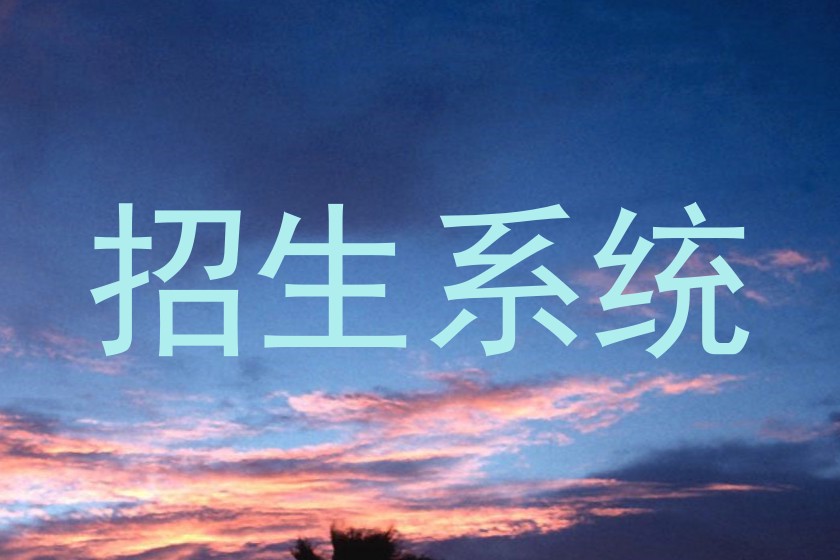 招生系统
