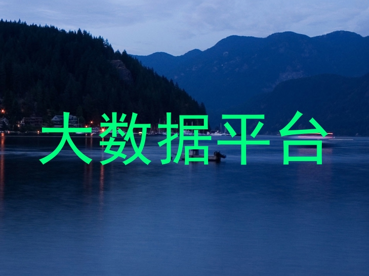 大数据平台