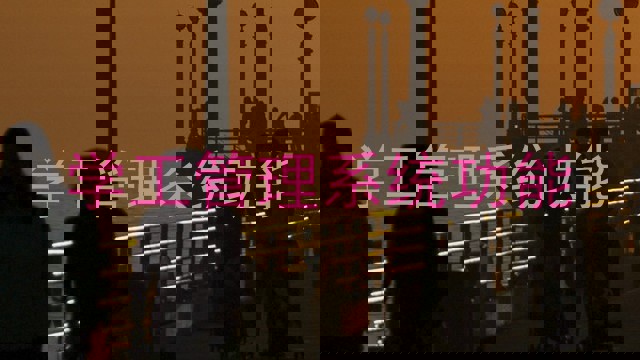 学工管理系统功能