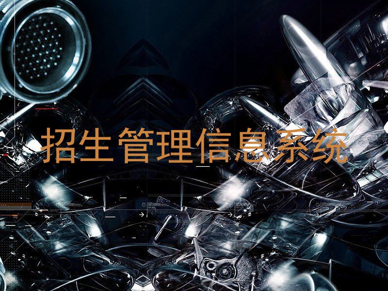 招生管理信息系统