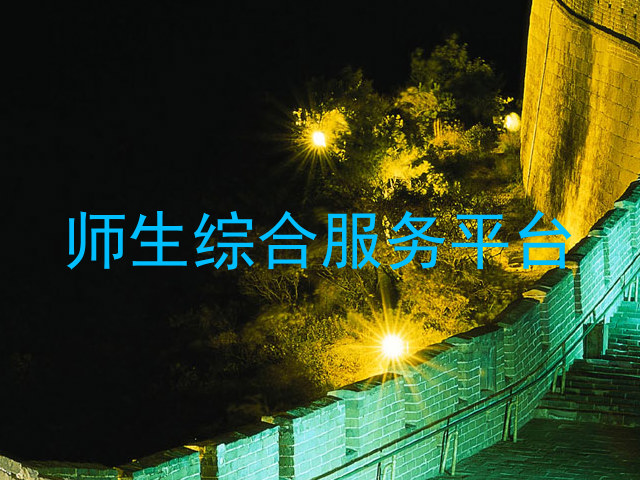師生綜合服務(wù)平臺