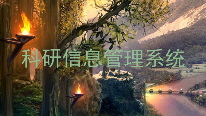 科研信息管理系统