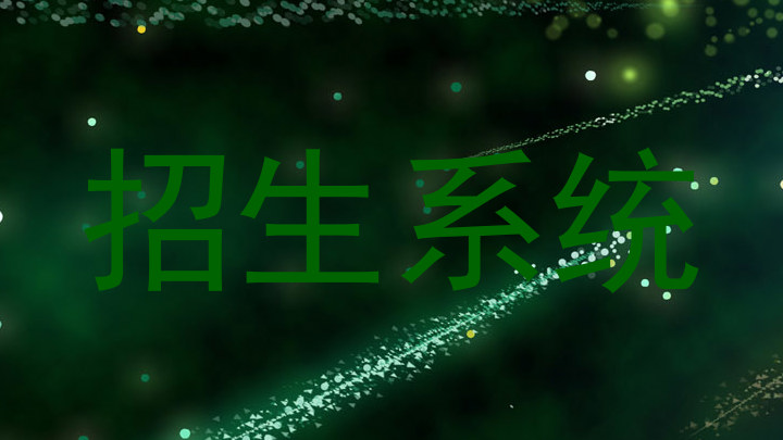 招生系统