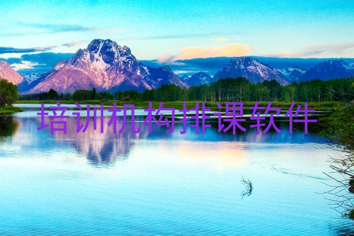培训机构排课软件