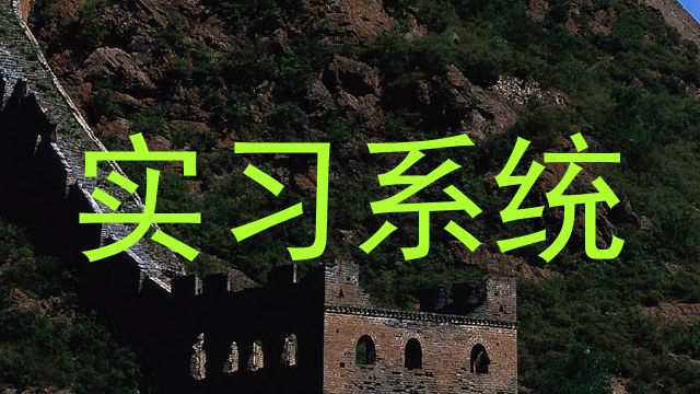 实习系统