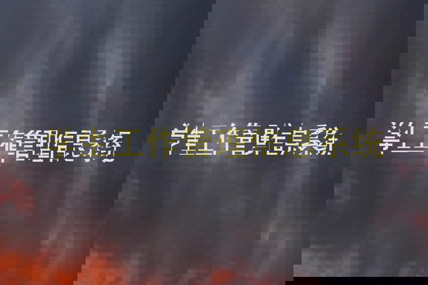 学生工作管理信息系统