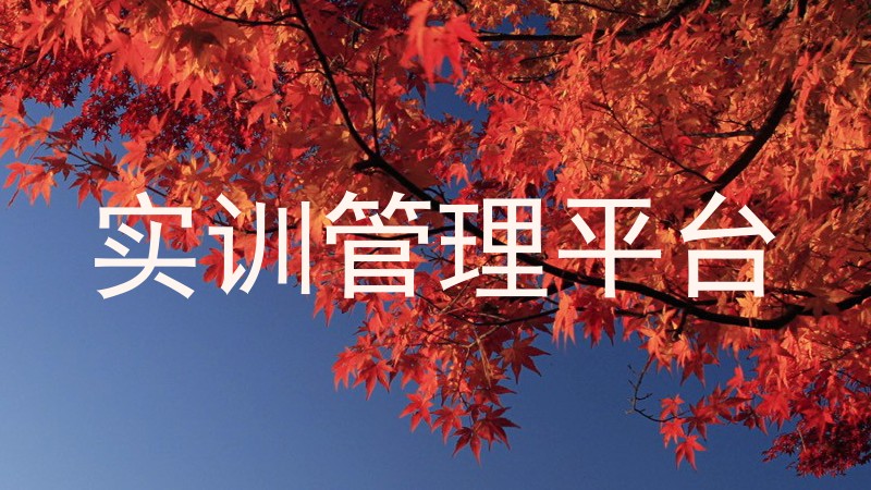 实训管理平台