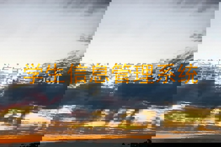 学生信息管理系统