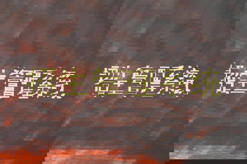 招生管理系统