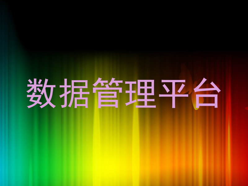 数据管理平台