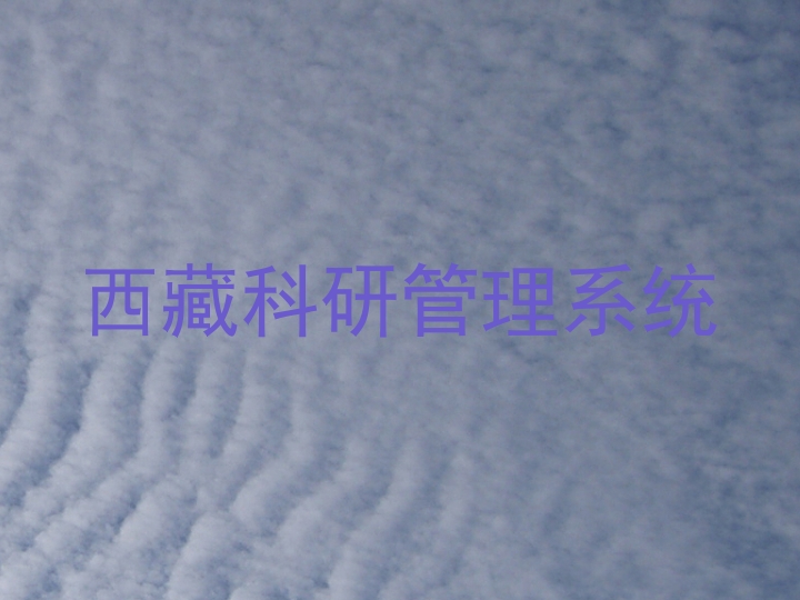 西藏科研管理系统