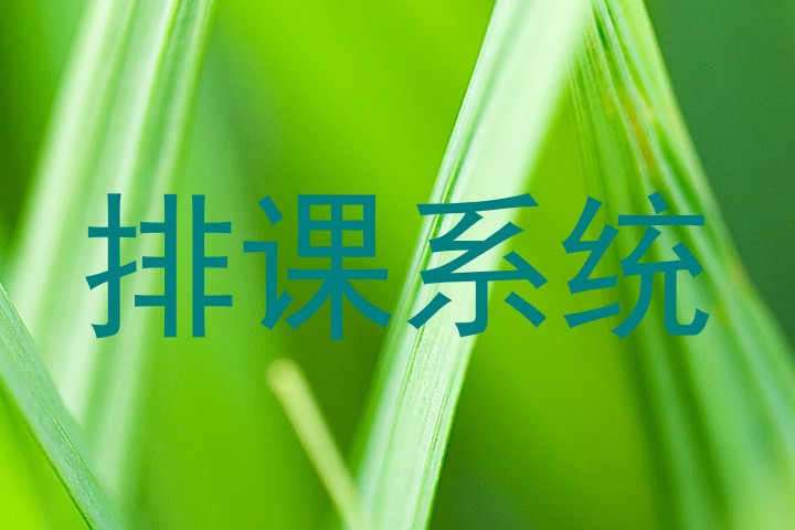 排课系统