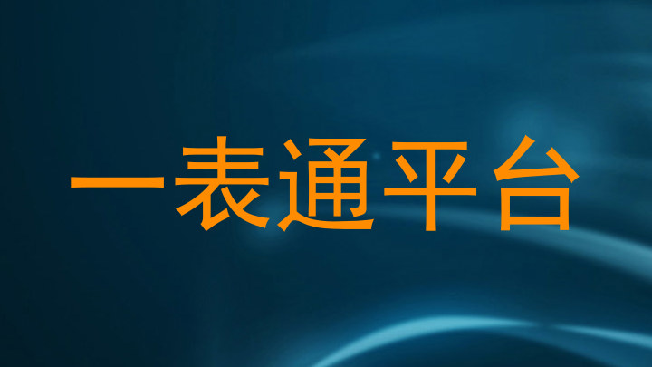 一表通平台