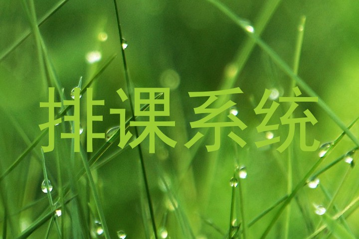 排课系统