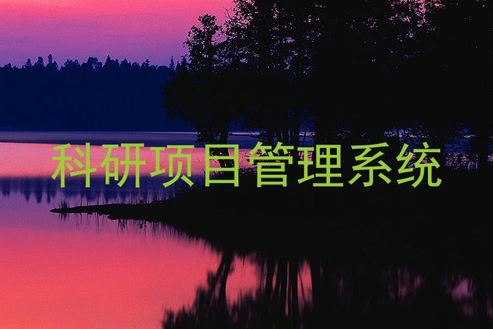 科研项目管理系统