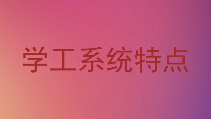 学工系统特点