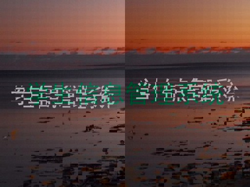 学生信息管理系统