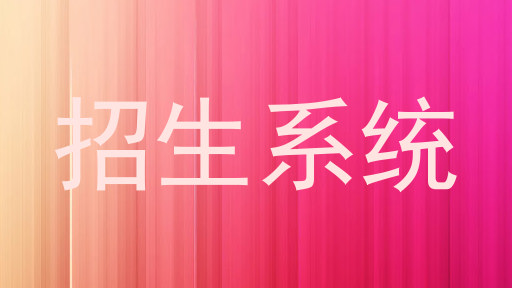 招生系统