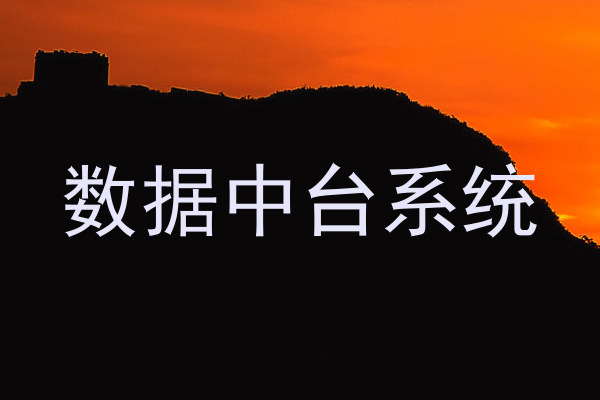 数据中台系统