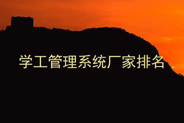 学工管理系统厂家排名