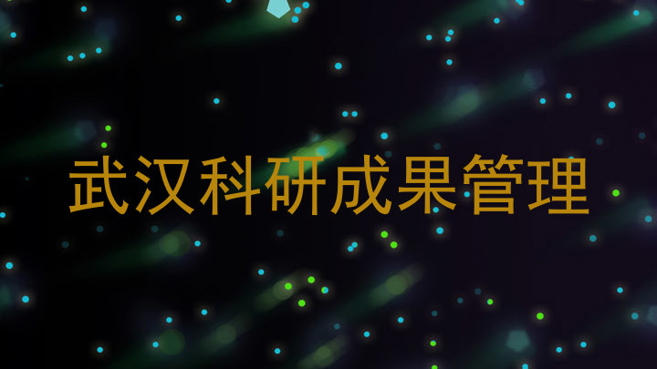 武汉科研成果管理