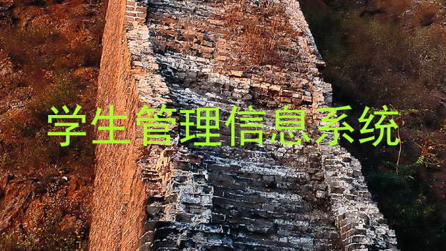 学生管理信息系统