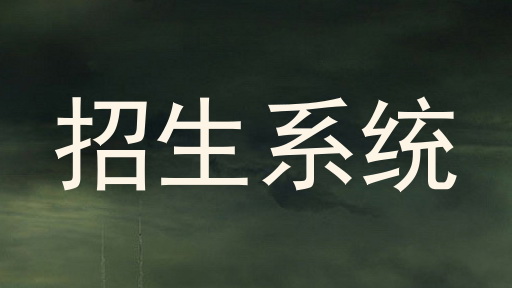 招生系统