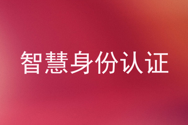 智慧身份认证