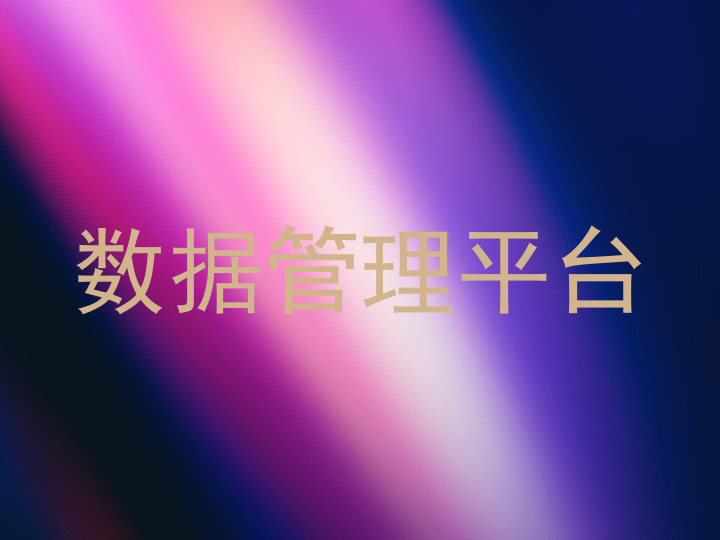 数据管理平台