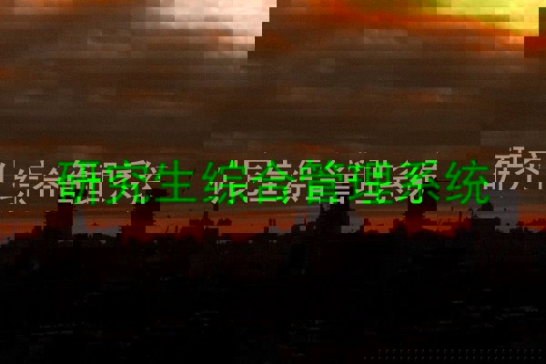 研究生综合管理系统