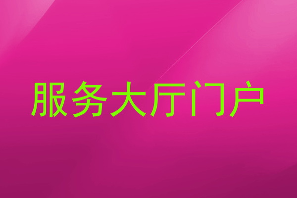 服務(wù)大廳門戶