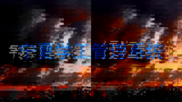 宁夏学工管理系统