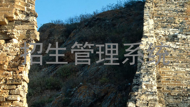 招生管理系统
