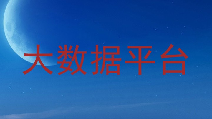 大数据平台