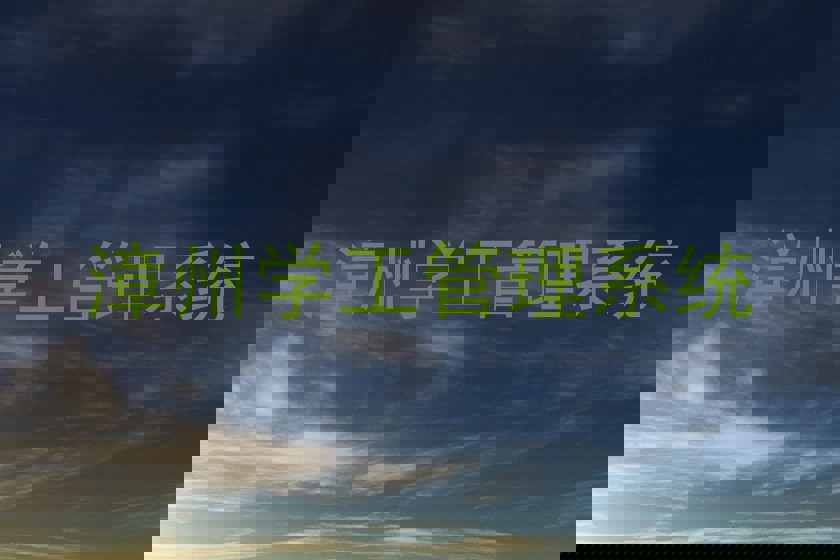 漳州学工管理系统