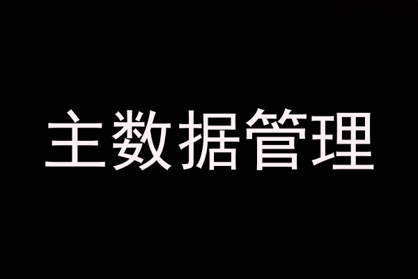 主数据管理
