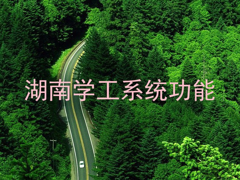 湖南学工系统功能
