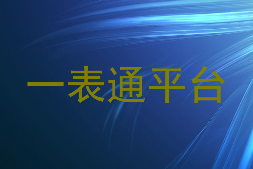 一表通平台