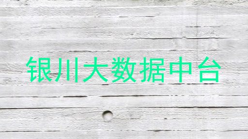 银川大数据中台