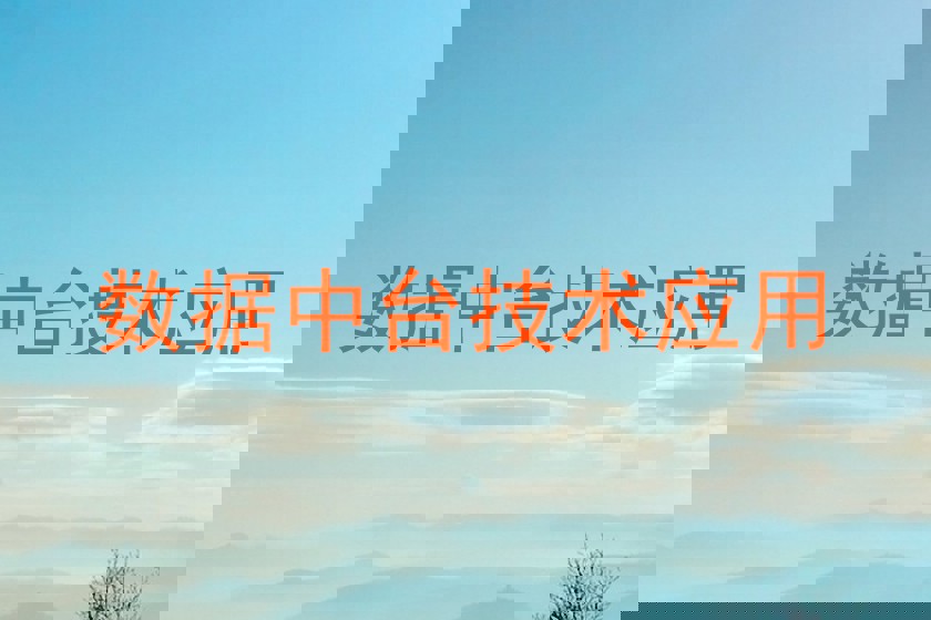 数据中台技术应用