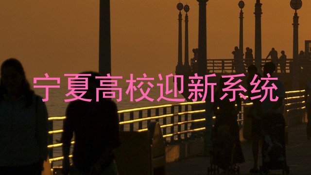 宁夏高校迎新系统