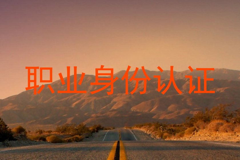 职业身份认证