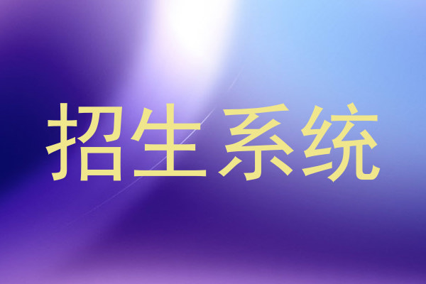 招生系统