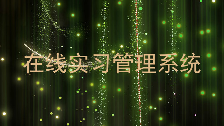 在线实习管理系统