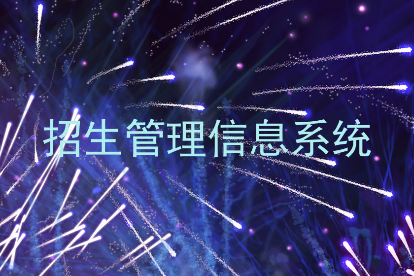 招生管理信息系统