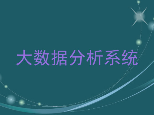 大数据分析系统
