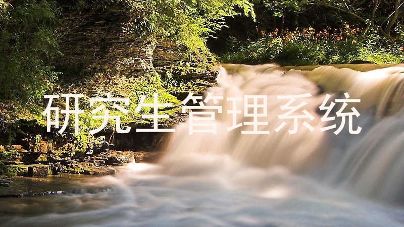 研究生管理系统