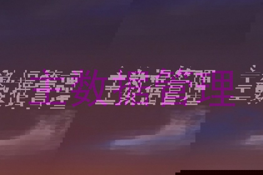 主数据管理
