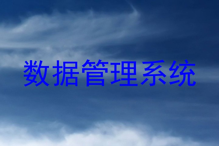 数据管理系统
