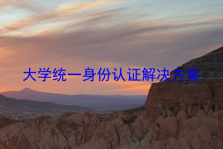 大学统一身份认证解决方案